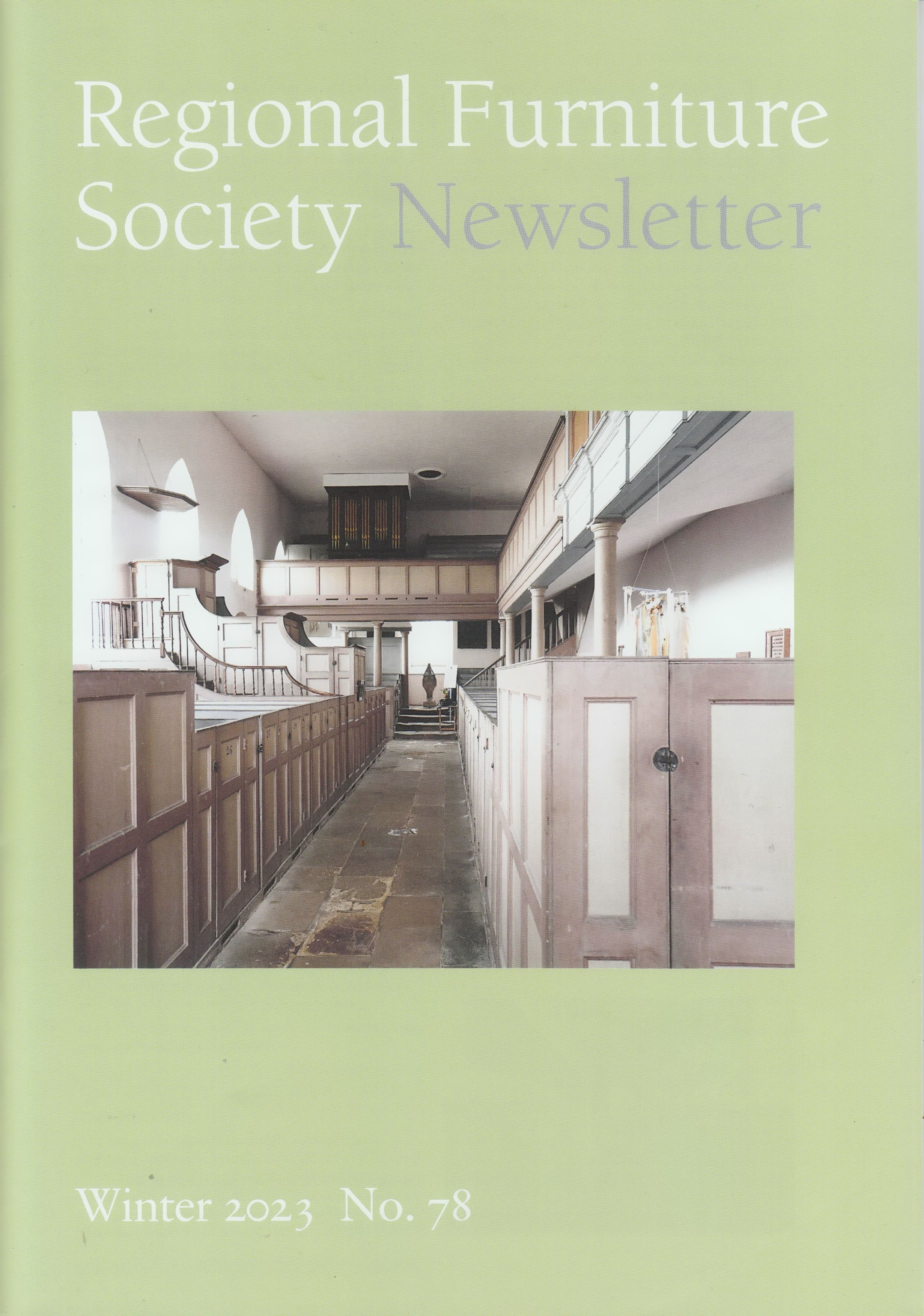 | Furniture Articles Research Society Regional Newsletter